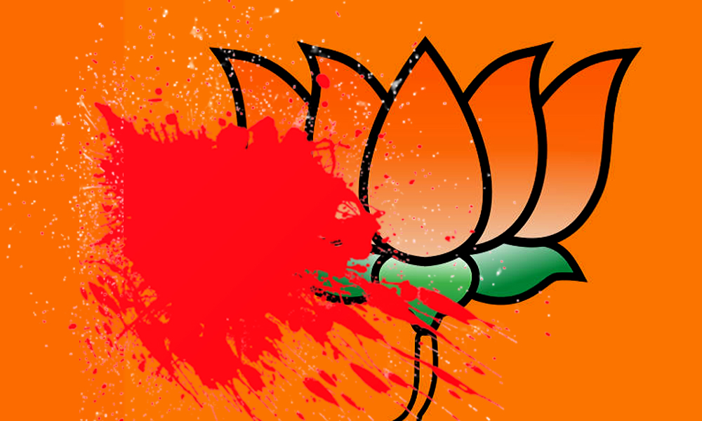 BJP  candidate attacked by assasinator in Ashokenagar